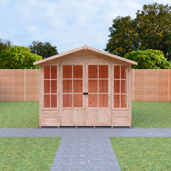 Shire Delmora 8x6 Sumerhouse Shiplap Interlock Cladding