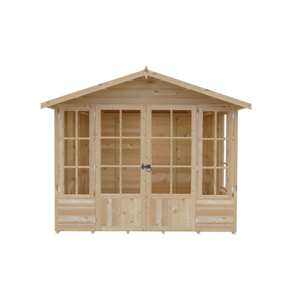 Shire Delmora 8x8 Summerhouse Interlock Cladding