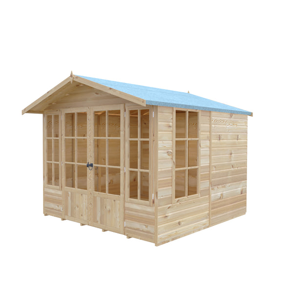 Shire Delmora 8x8 Summerhouse Interlock Cladding