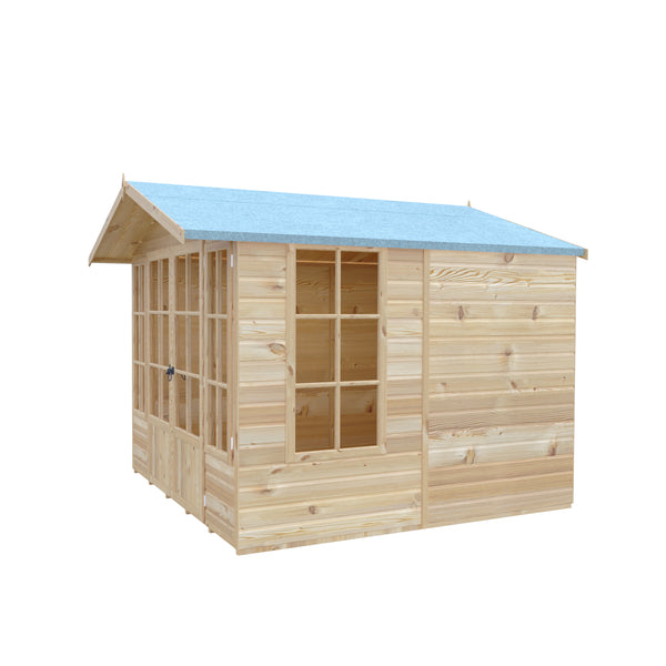 Shire Delmora 8x8 Summerhouse Interlock Cladding