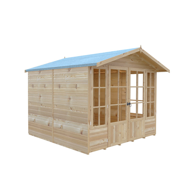 Shire Delmora 8x8 Summerhouse Interlock Cladding