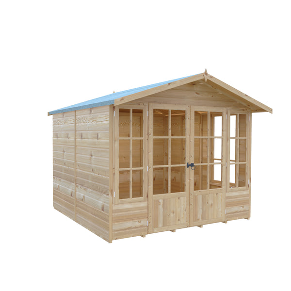 Shire Delmora 8x8 Summerhouse Interlock Cladding