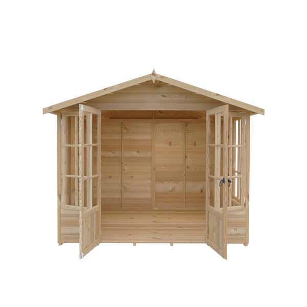 Shire Delmora 8x8 Summerhouse Interlock Cladding
