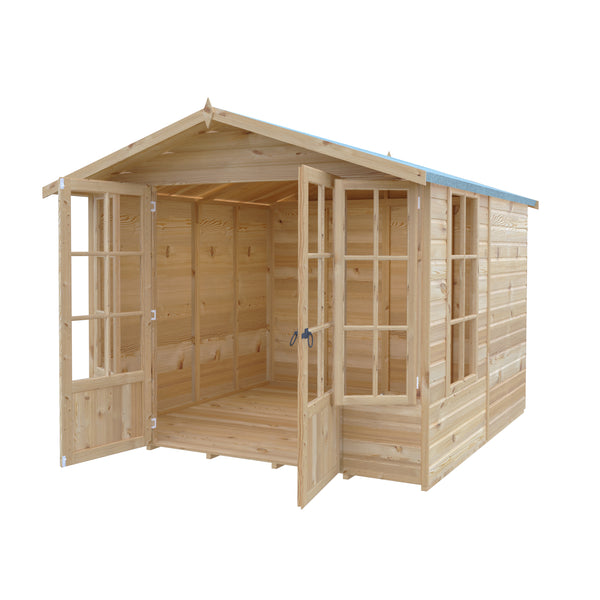 Shire Delmora 8x8 Summerhouse Interlock Cladding