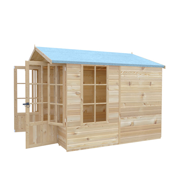 Shire Delmora 8x8 Summerhouse Interlock Cladding