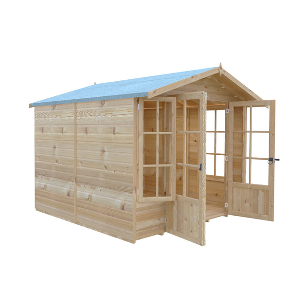 Shire Delmora 8x8 Summerhouse Interlock Cladding