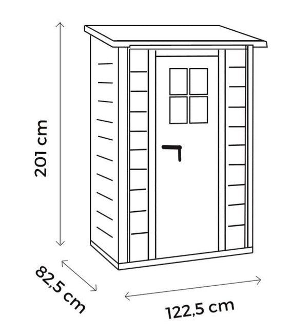 Shire Tuscany Evo 100 /   83x123cm Outside store - Best Shed