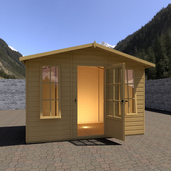 Elton 10x6 Summerhouse 12mm Shiplap cladding