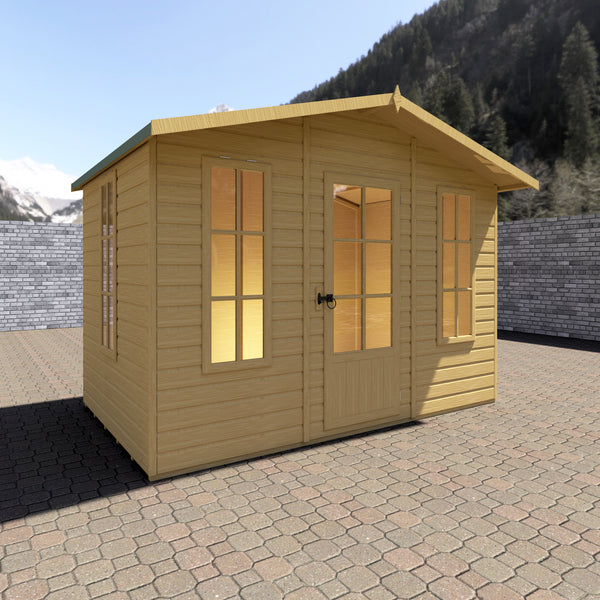 Elton 10x6 Summerhouse 12mm Shiplap cladding