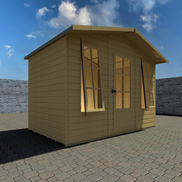 Elton 10x6 Summerhouse 12mm Shiplap cladding