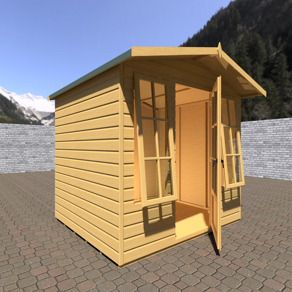 Elton 7x6 Summerhouse 12mm Shiplap