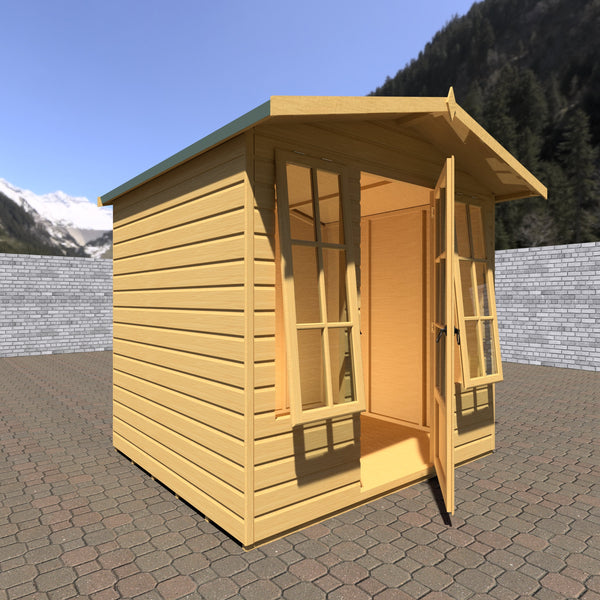 Elton 7x6 Summerhouse 12mm Shiplap