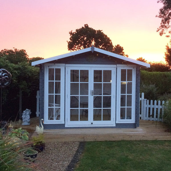Shire 12x12 Epping log cabin 28mm Cladding - Best Shed