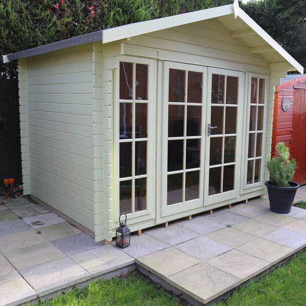 Shire 12x10 Epping log cabin 28mm Cladding - Best Shed