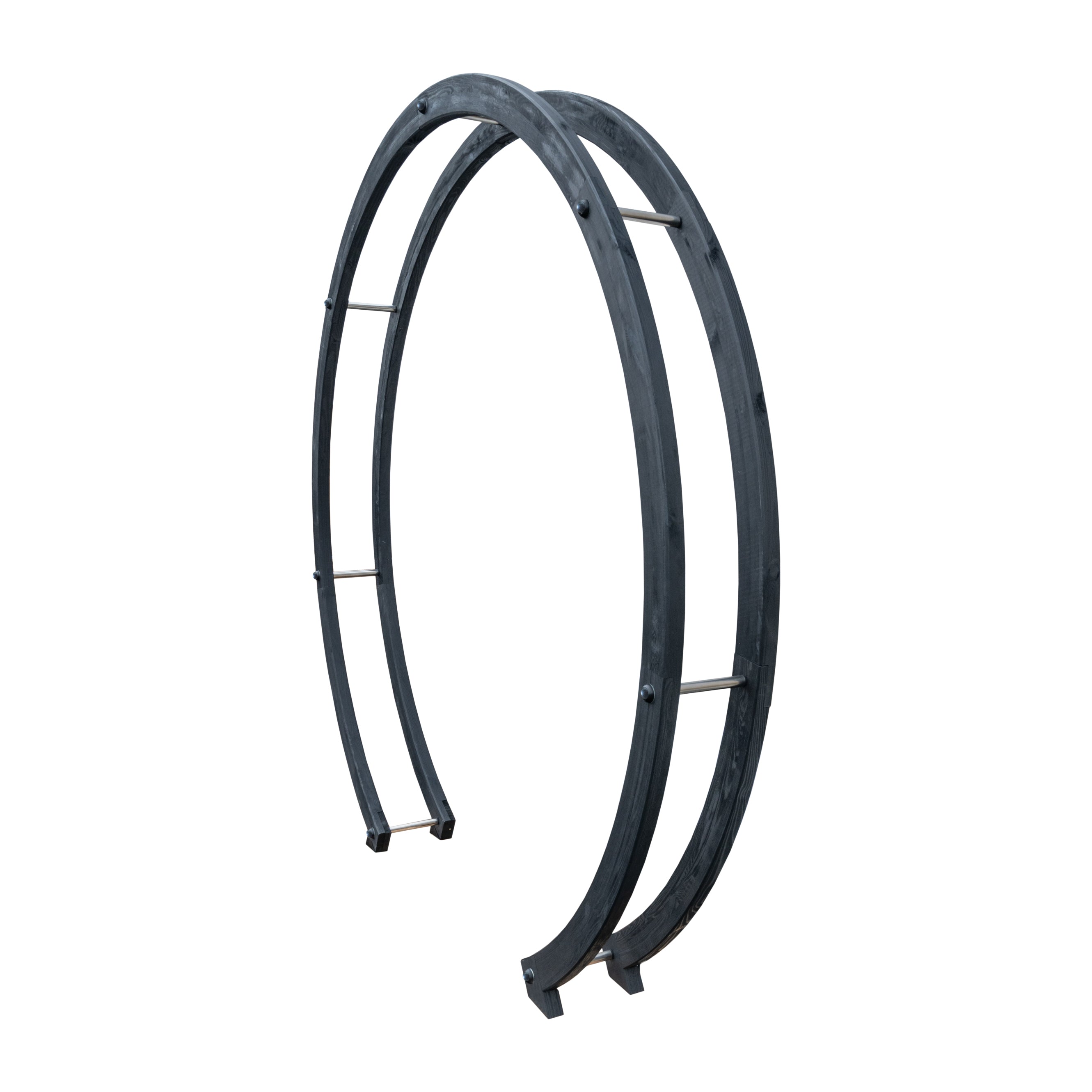Grange Free Standing Flower Circle Black - Best Shed