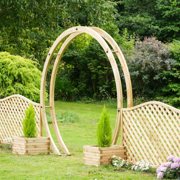 Grange Free Standing Flower Circle (with Bold Down Bracket) - Best Shed