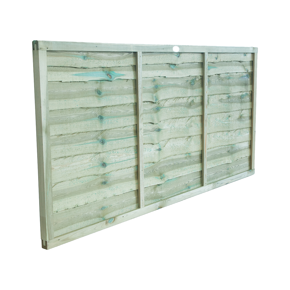 Superior Lap Fence Panel by Grange 0.9m Pressure Treated Green - Best Shed