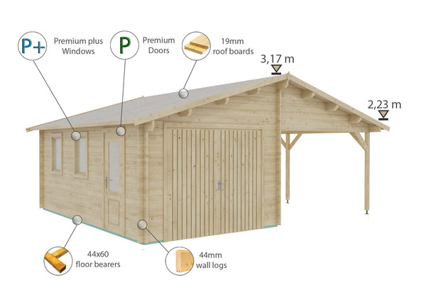 Shire Garage and Carport - Best Shed