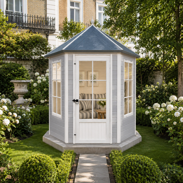 Shire Keswick Gazebo Hexagonal Summerhouse 6x6 12mm Cladding