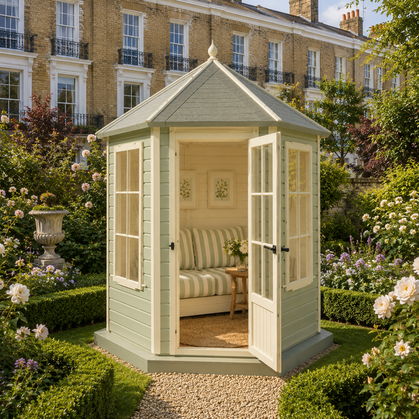 Shire Keswick Gazebo Hexagonal Summerhouse 6x6 12mm Cladding