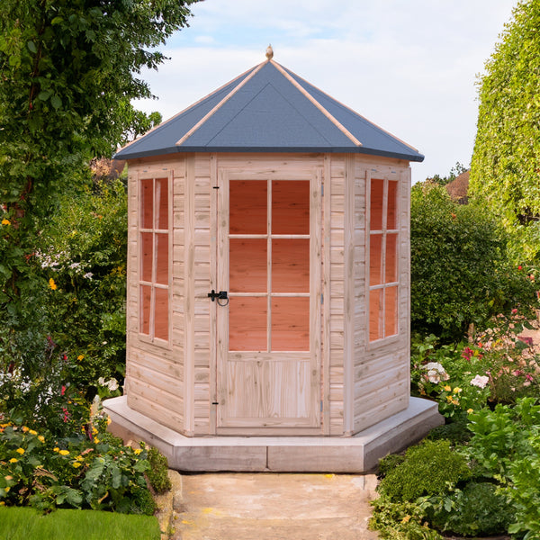 Shire Gazebo Hexagonal Summerhouse 6x6 12mm Cladding - Best Shed