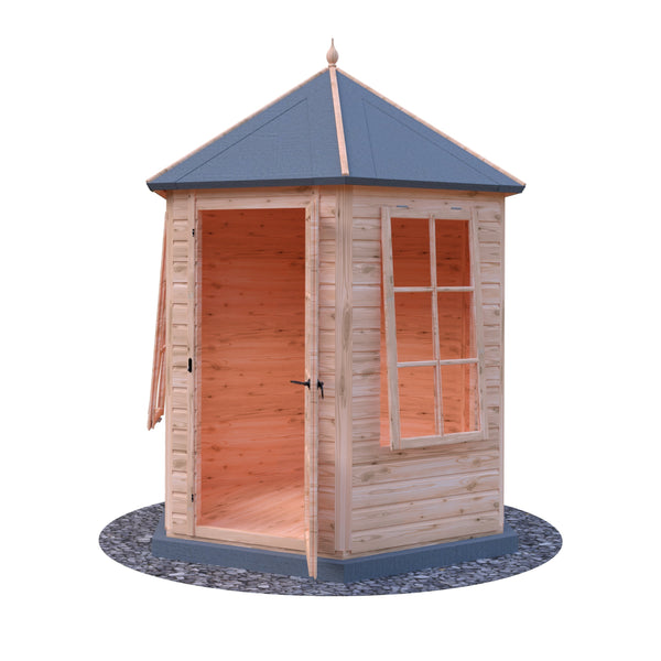 Shire Gazebo Hexagonal Summerhouse 6x6 12mm Cladding - Best Shed