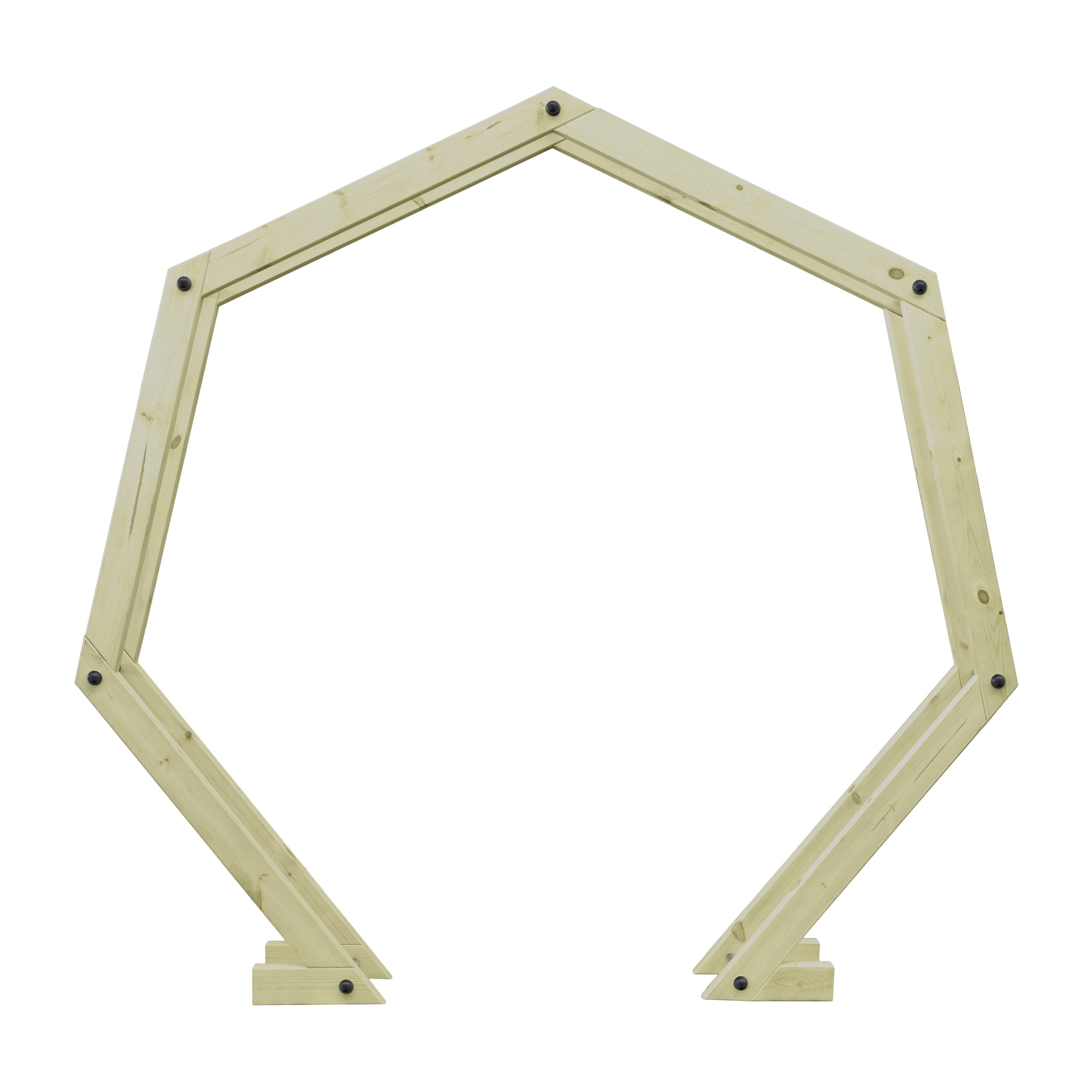 Grange Hexagon Moon Gate - Best Shed