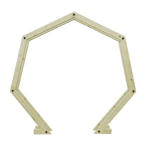 Grange Hexagon Moon Gate - Best Shed