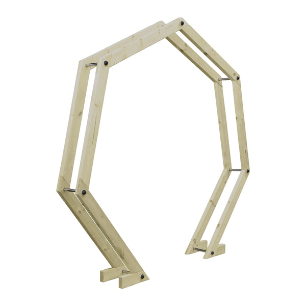 Grange Hexagon Moon Gate - Best Shed