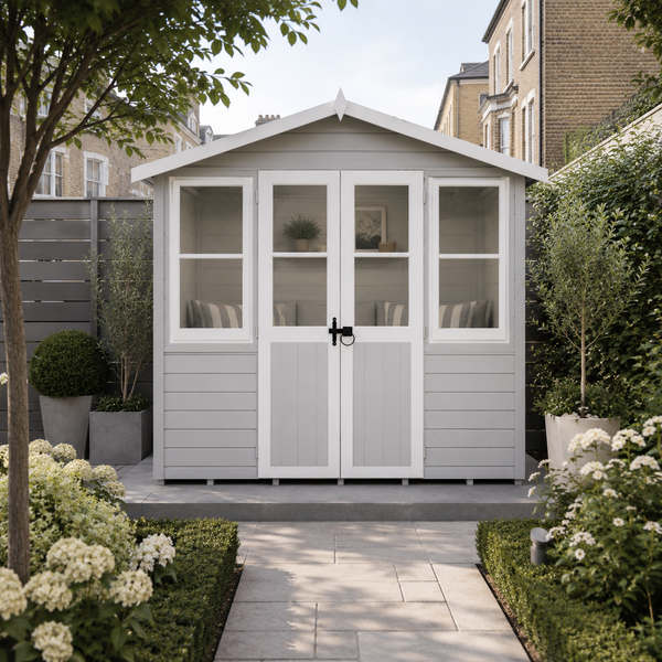 Shire Haddon 7x5 12mm interlock Clad wooden Summerhouse