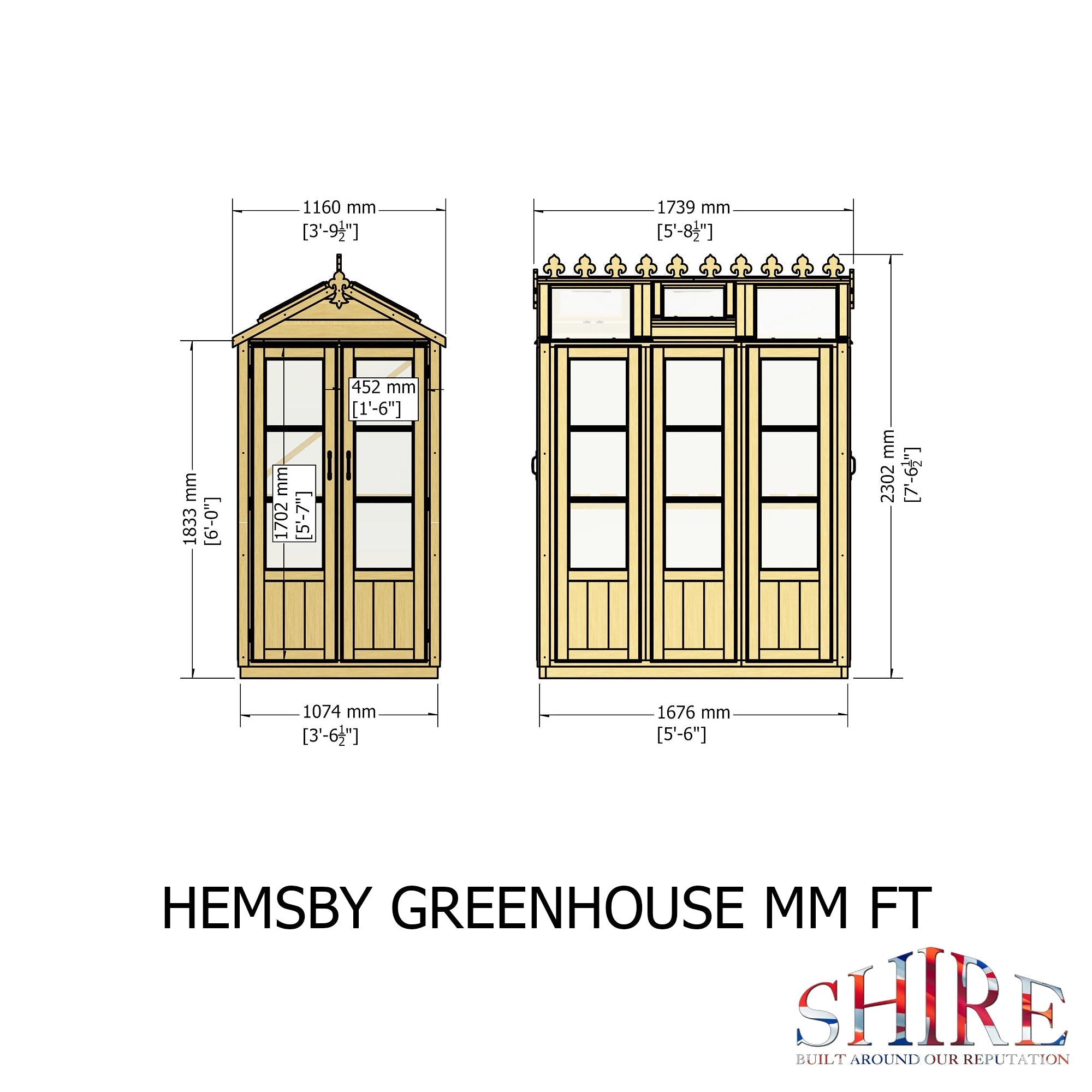 Shire Hemsby 4x6 Greenhouse - Best Shed