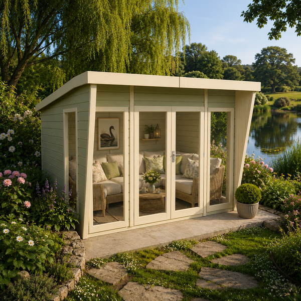 10x8 Shire highclere 10x8 Summerhouse