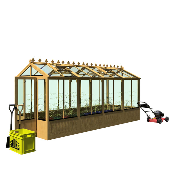 Shire Holkham 6x16 Greenhouse - Best Shed