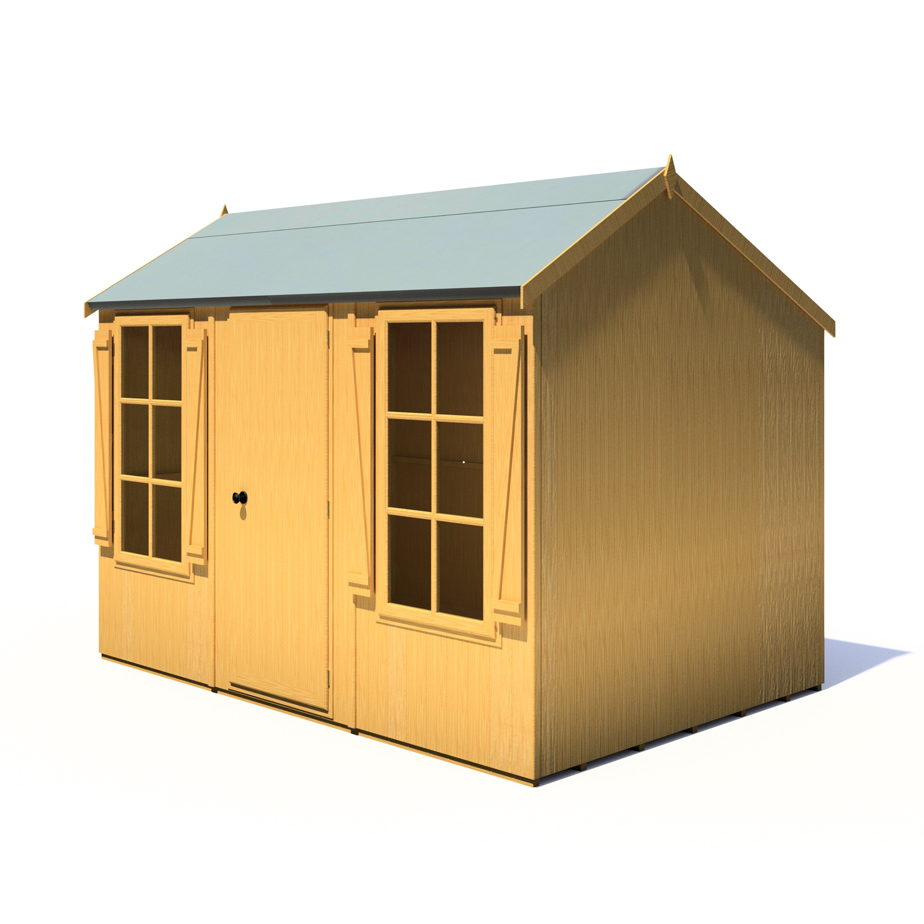 Shire Holt Apex Garden Shed Shiplap 10x7 - Best Shed