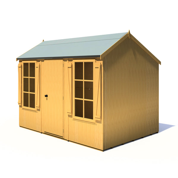 Shire Holt Apex Garden Shed Shiplap 10x7 - Best Shed