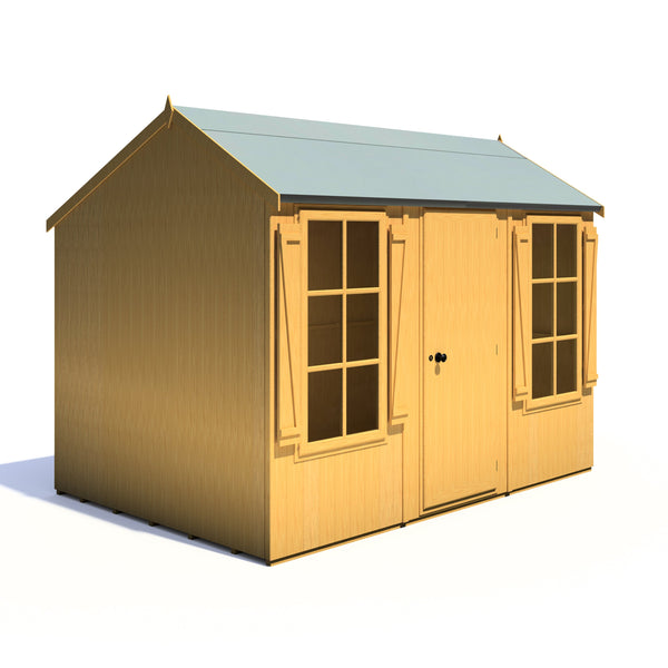 Shire Holt Apex Garden Shed Shiplap 10x7 - Best Shed