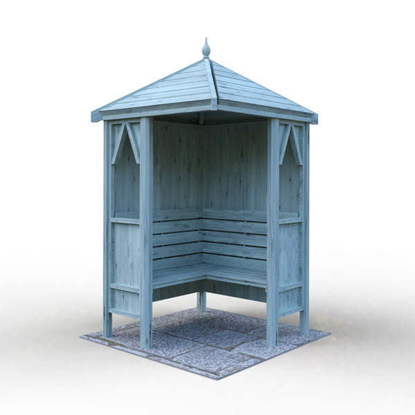 Shire Honeysuckle Corner Arbour 1.4x1.4m - Best Shed