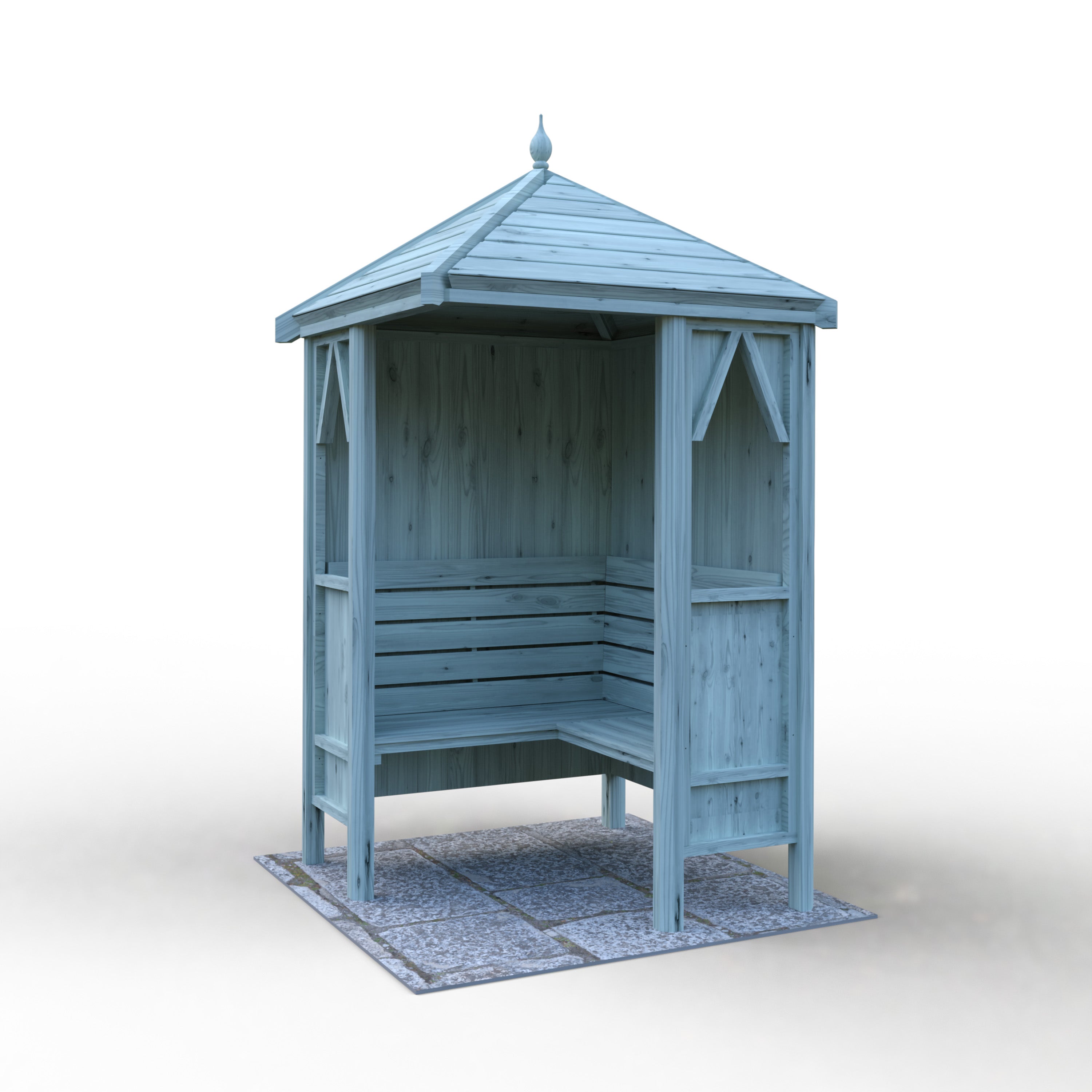 Shire Honeysuckle Corner Arbour 1.4x1.4m - Best Shed