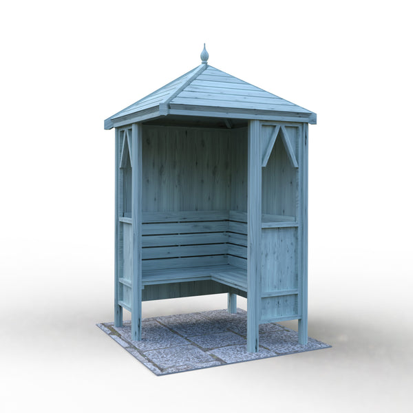 Shire Honeysuckle Corner Arbour 1.4x1.4m - Best Shed