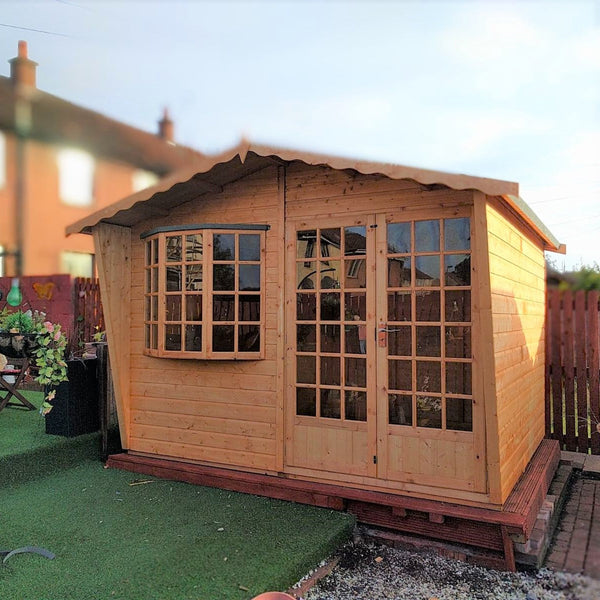 Goodwood 10x8 Style C Summerhouse 12mm Shiplap