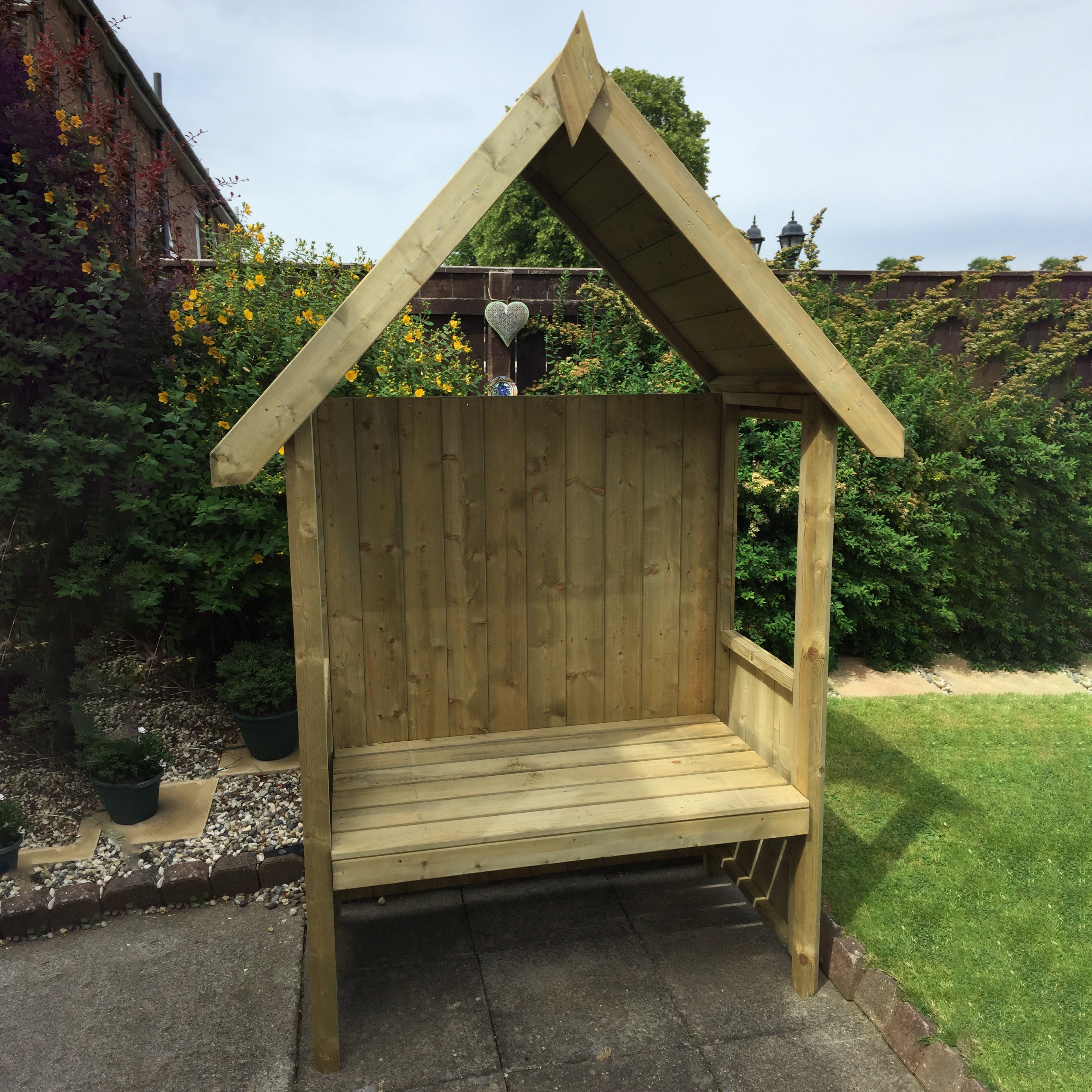 Shire Hebe 1.4x0.7m Arbour Seat - Best Shed