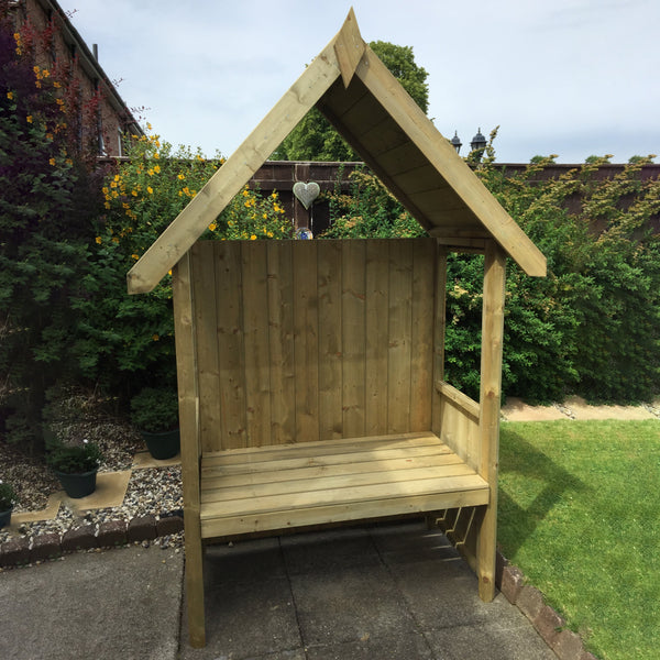 Shire Hebe 1.4x0.7m Arbour Seat - Best Shed