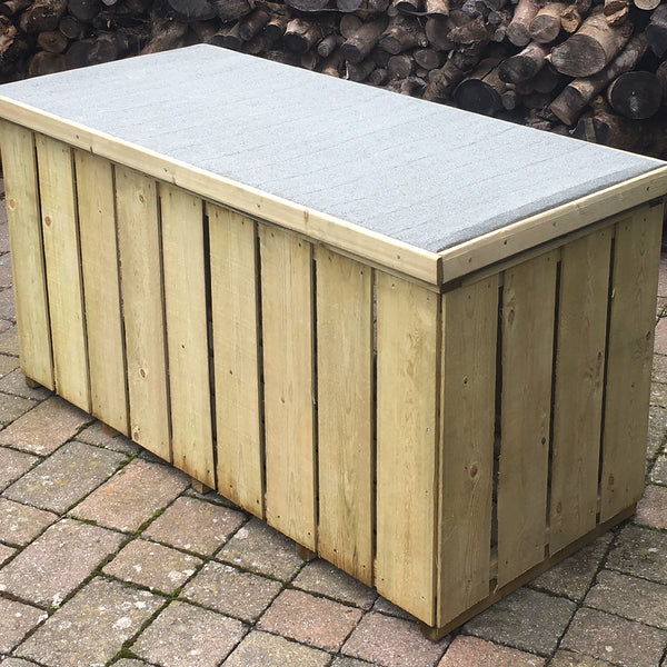Shire Log Box Sawn Pressure Treated 1270Wx560D - Best Shed