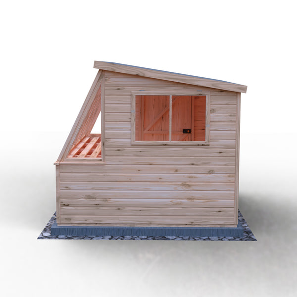 8x8 Iceni Potting Shed Style A single door 12mm Shiplap