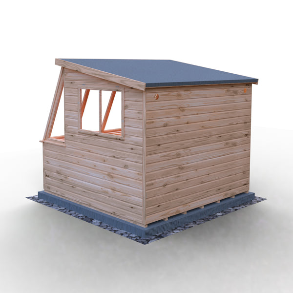 8x8 Iceni Potting Shed Style A single door 12mm Shiplap