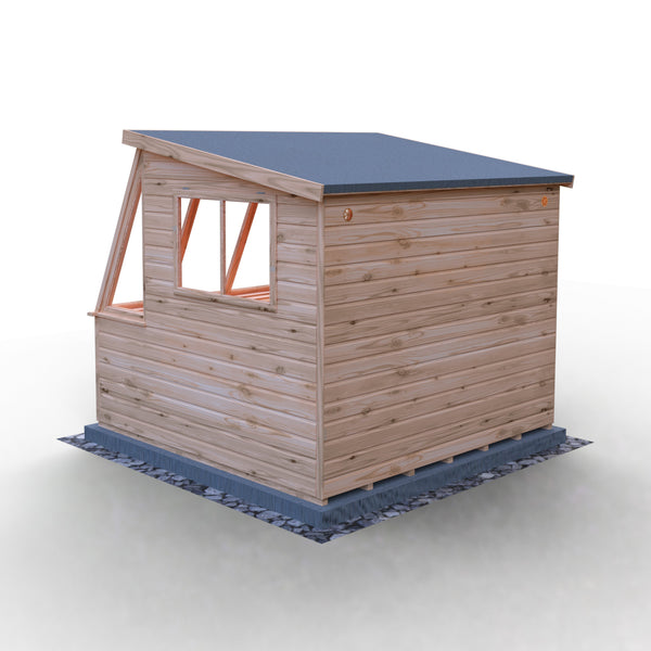 8x8 Iceni Potting Shed Style A single door 12mm Shiplap