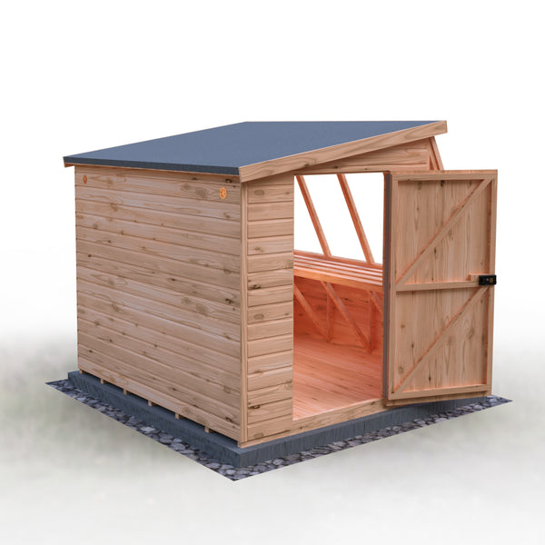 8x8 Iceni Potting Shed Style A single door 12mm Shiplap