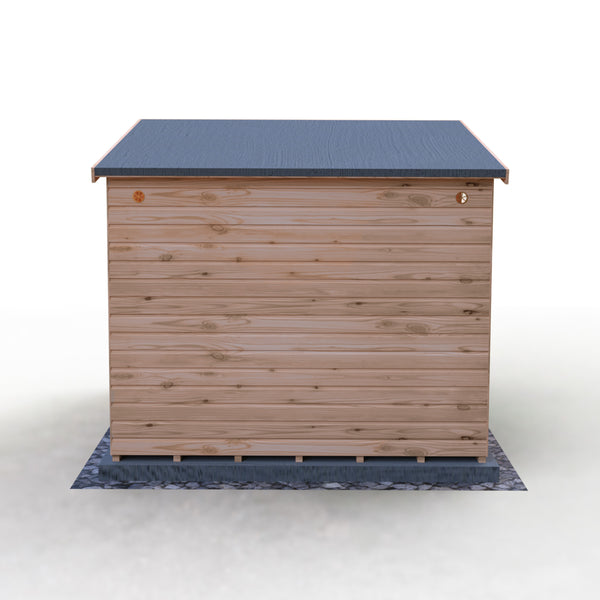 8x8 Iceni Potting Shed Style B Single Door 12mm Shiplap