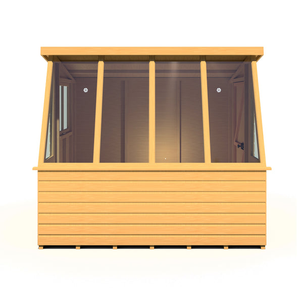 8x8 Iceni Potting Shed Style B Single Door 12mm Shiplap