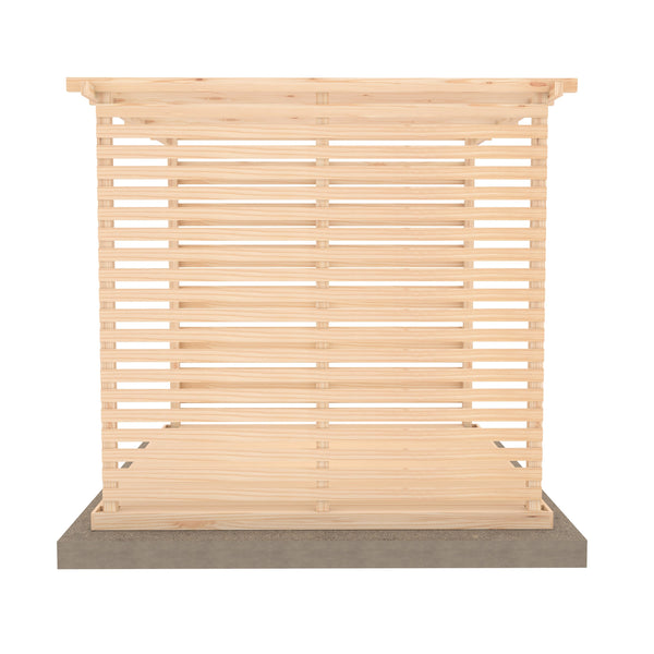 Ivy Pergola Kit 8x8 with Decking & Sides - Best Shed